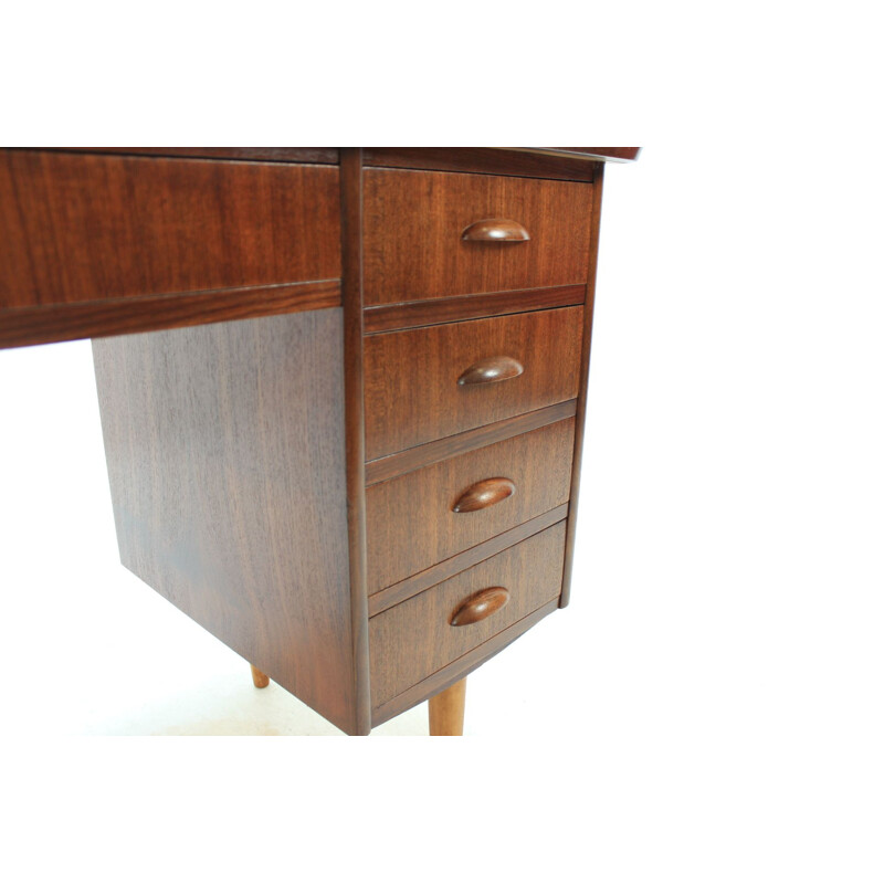 Vintage Danish writing desk in teak