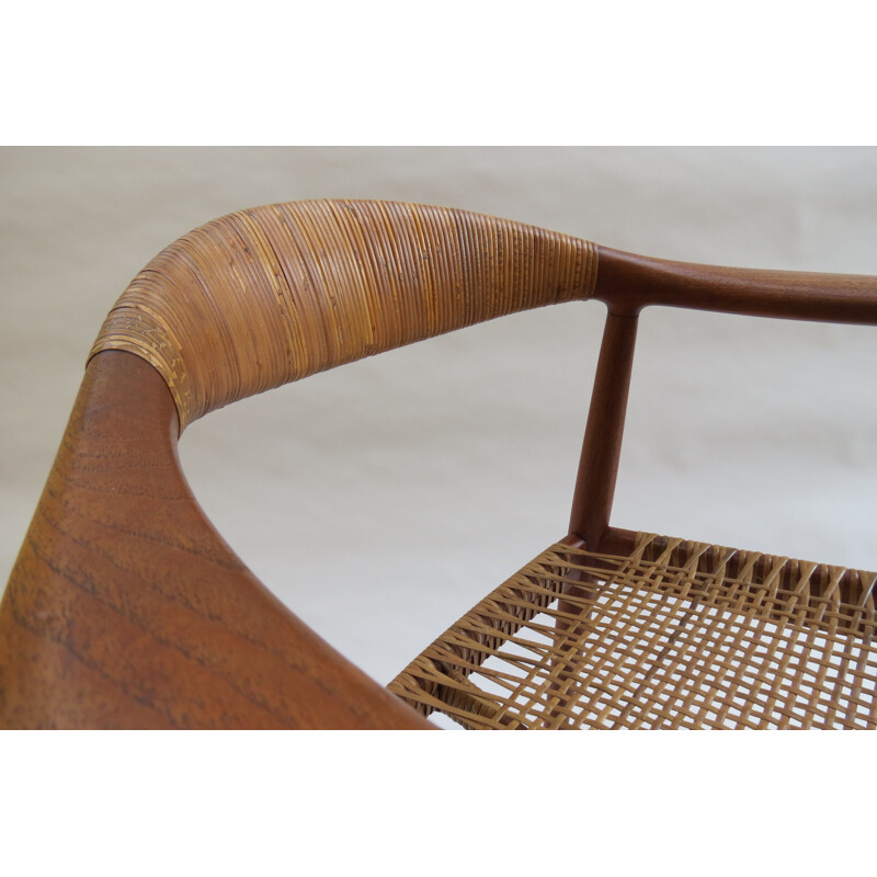 Vintage chair JH501 in teak by Hans J Wegner