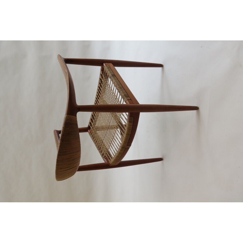 Vintage chair JH501 in teak by Hans J Wegner