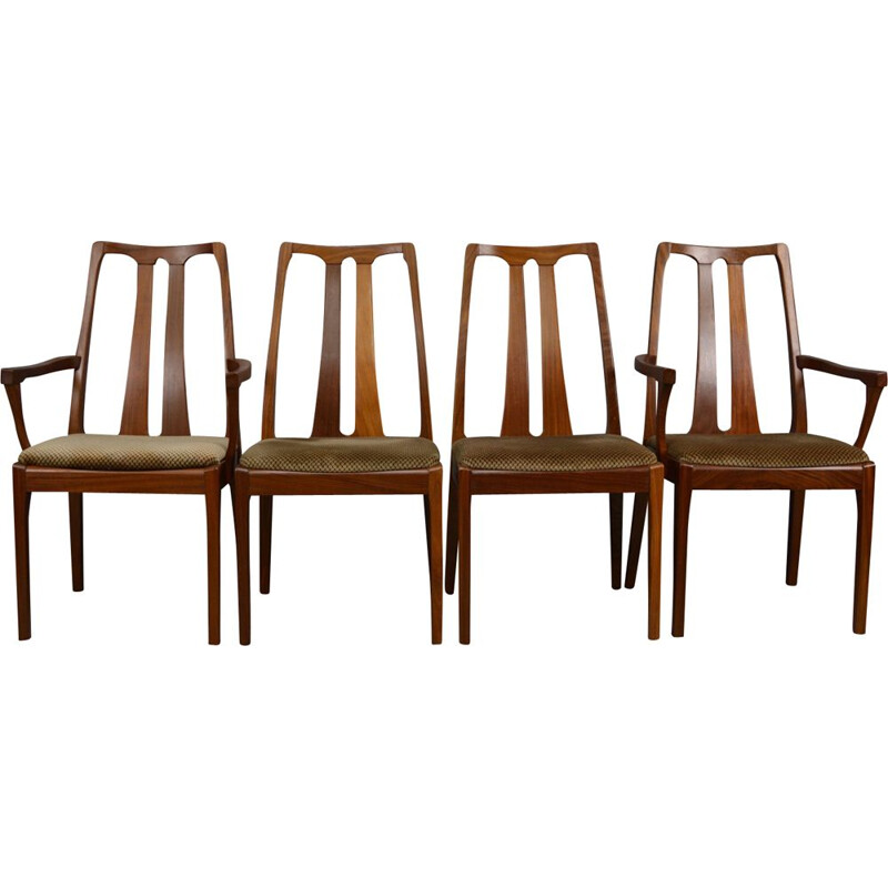 Vintage set of 4 dinning chairs for Nathan