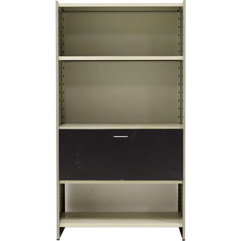 Vintage industrial Gispen 5600 cabinet by A.R. Cordemeijer