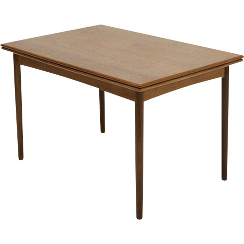 Vintage extendable dining table in teak pour Farstrup