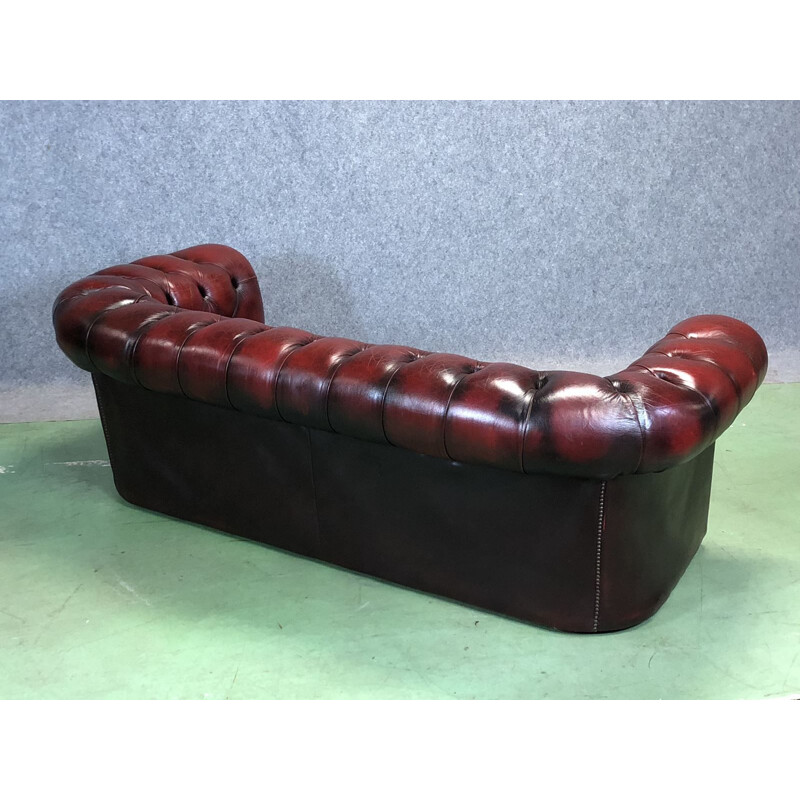 Vintage Chesterfield Sofa in leather