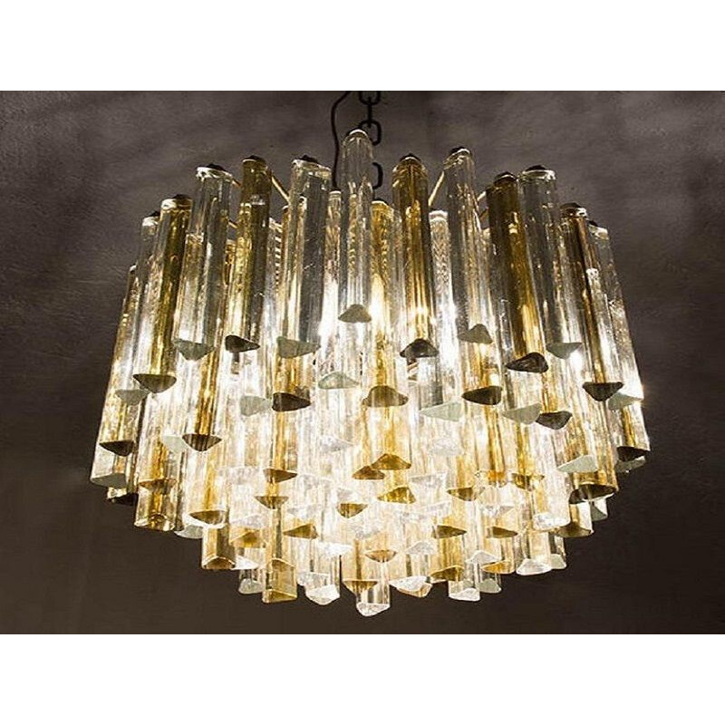 Vintage Italian chandelier by Carlo Scarpa 1960s