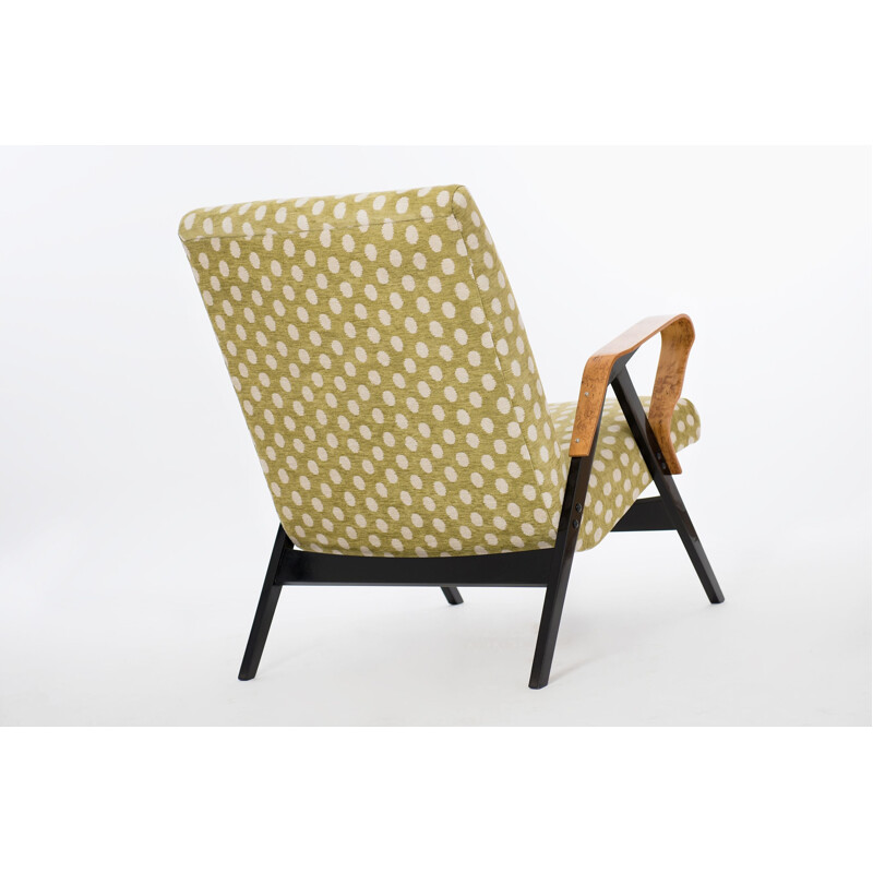 Vintage green armchair by Tatra Pravenec 1960s