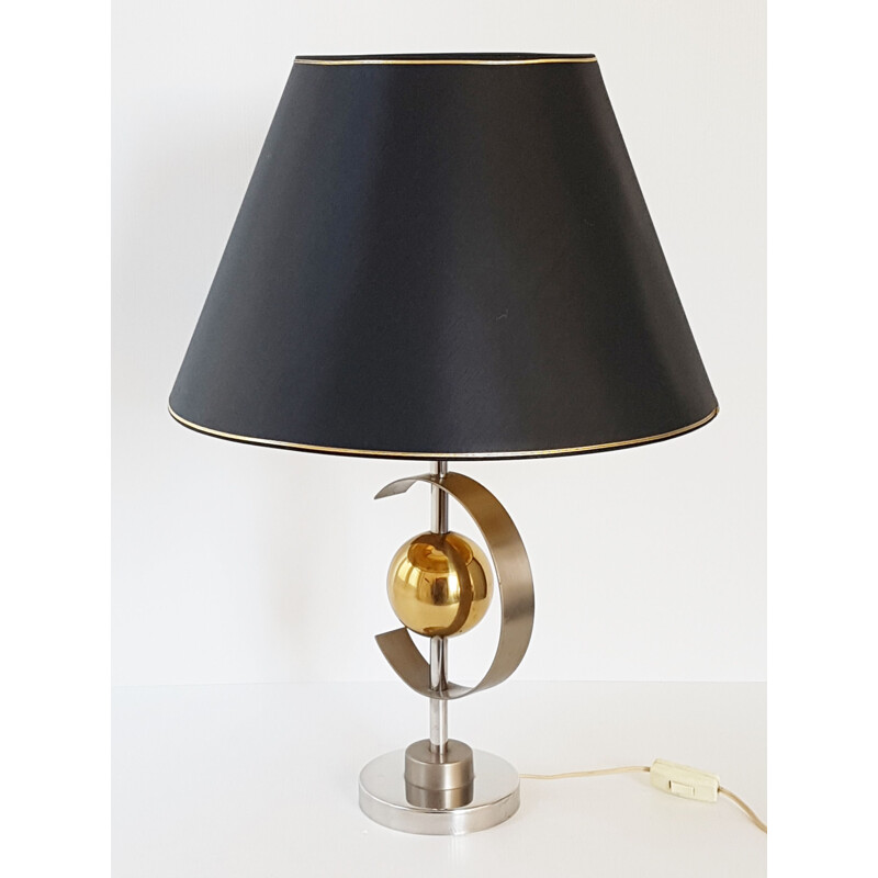 Lampe de table vintage en métal