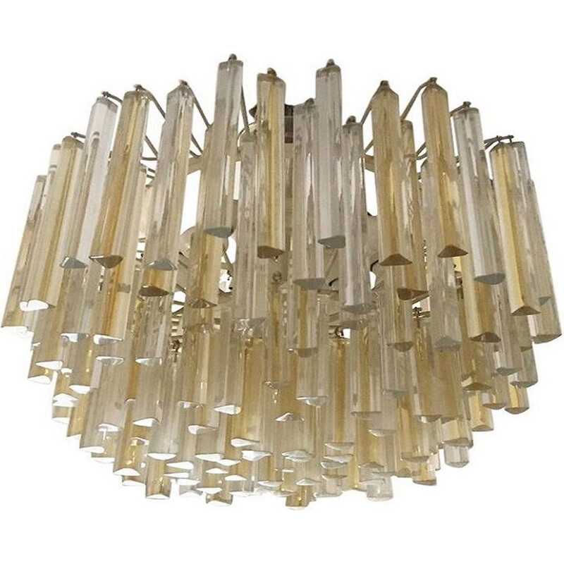 Vintage Italian chandelier by Carlo Scarpa 1960s