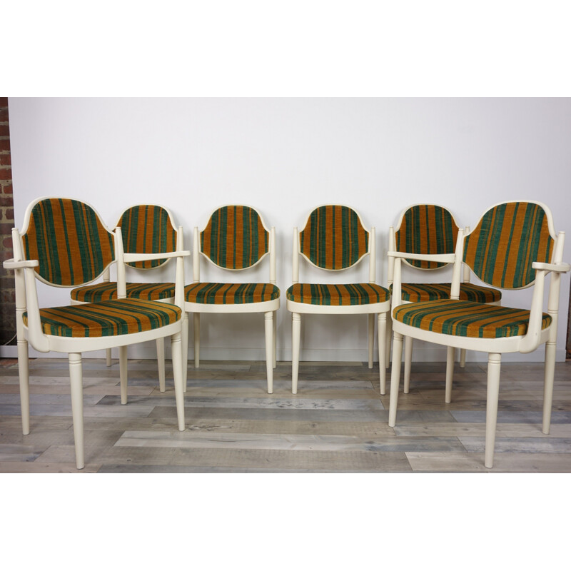 Vintage set of 6 chairs by Hanno von Gustedt for Thonet