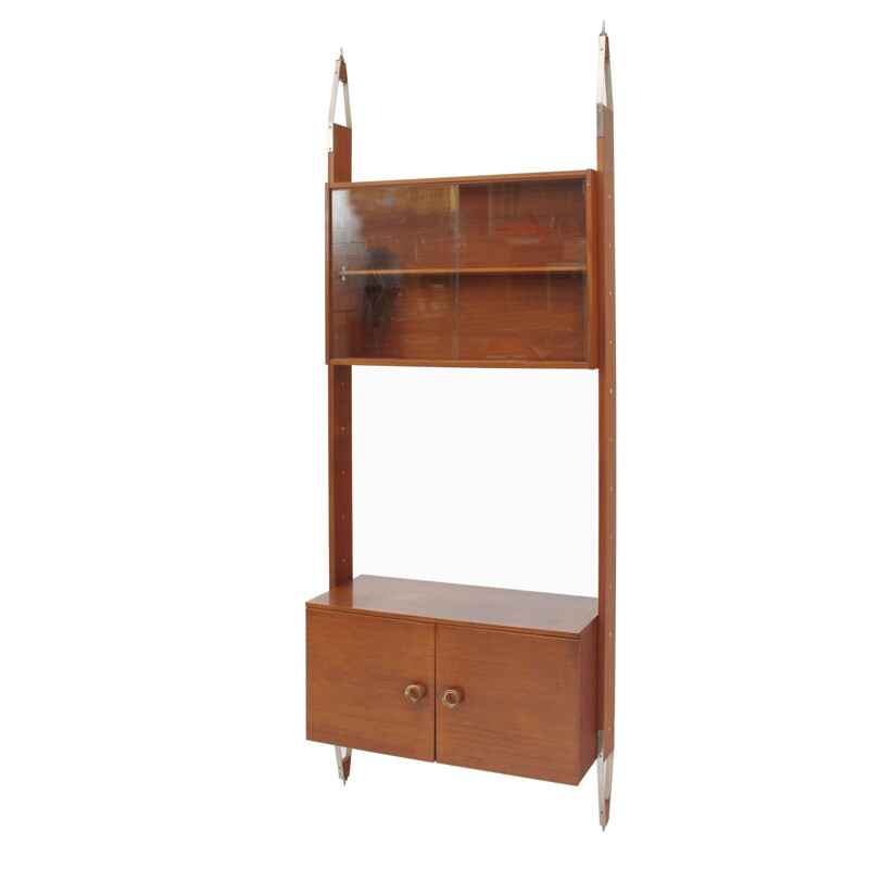 Vintage wall unit in wood by Jitona