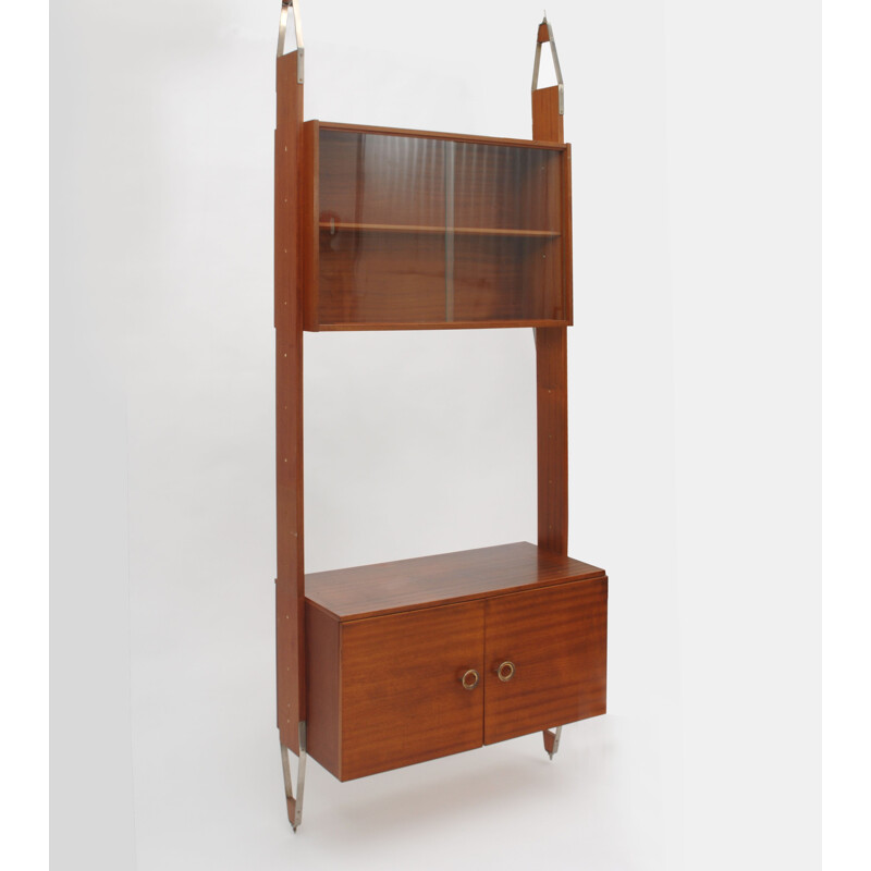 Vintage wall unit in wood by Jitona