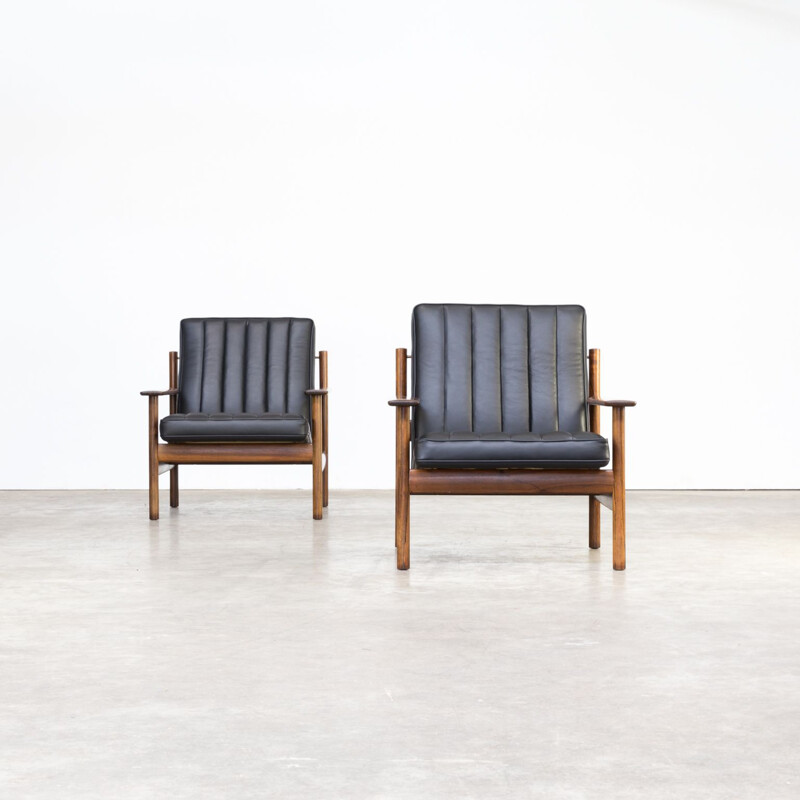 Set of 2 vintage lounge chairs par Sven Ivar Dysthe for Dokka