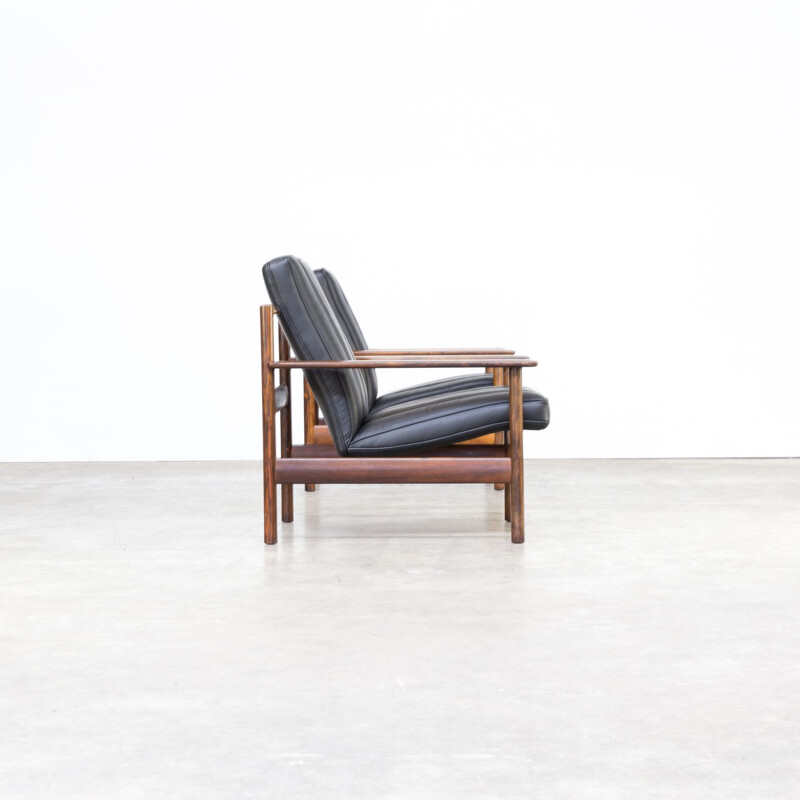 Set of 2 vintage lounge chairs par Sven Ivar Dysthe for Dokka
