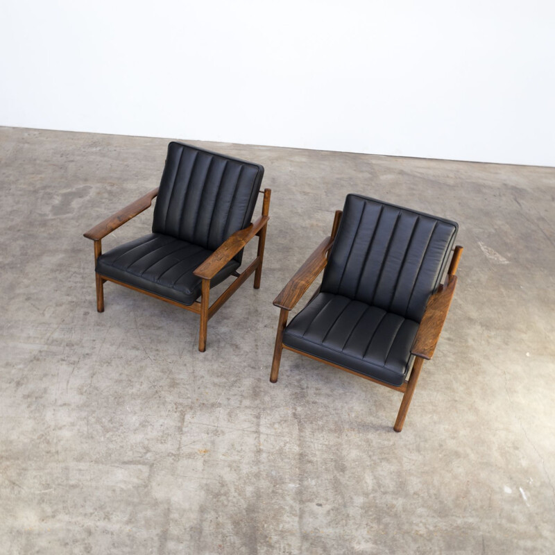 Set of 2 vintage lounge chairs par Sven Ivar Dysthe for Dokka