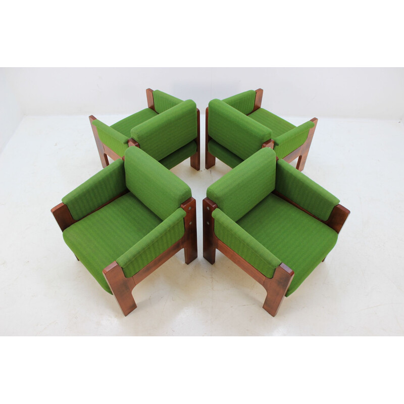 Fauteuil lounge Vintage vert