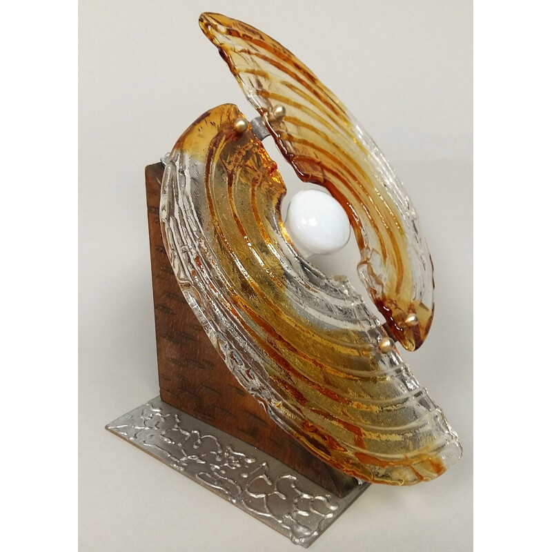 Table lamp or vintage wall lamp in Murano glass