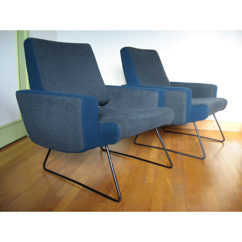 Pair of Italian armchairs - 1950s