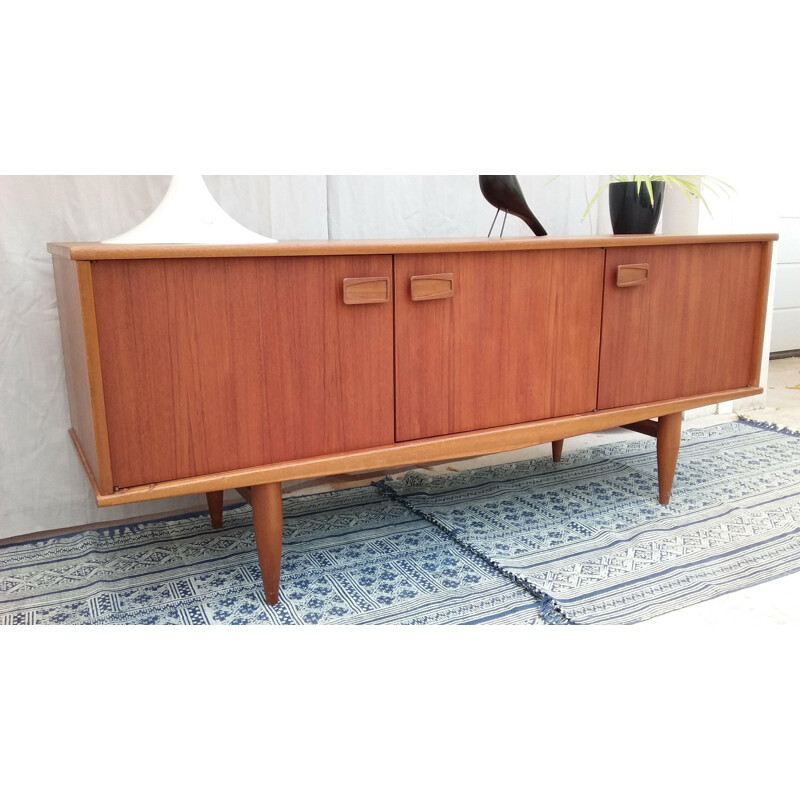 Vintage Scandinavian sideboard in teak