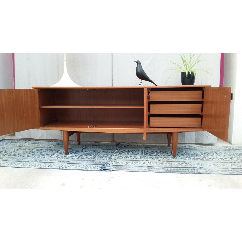 Enfilade scandinave vintage en teck