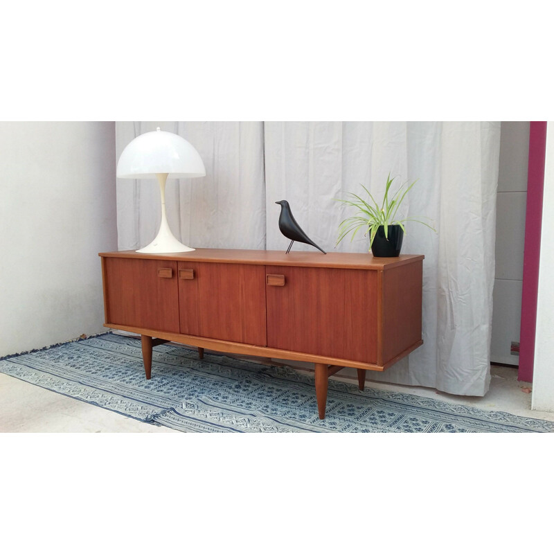 Vintage Scandinavian sideboard in teak