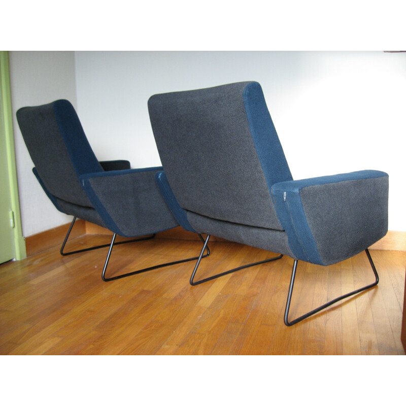 Pair of Italian armchairs - 1950s