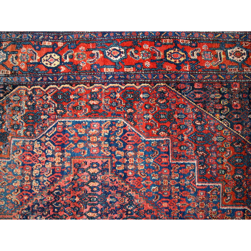 Vintage handmade Persian Senneh rug 
