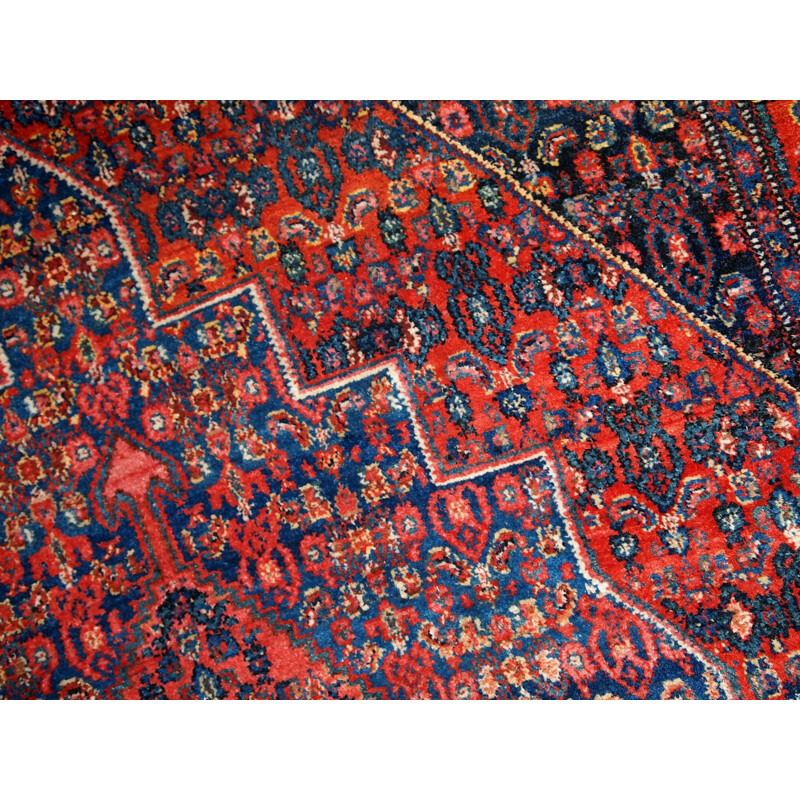 Vintage handmade Persian Senneh rug 