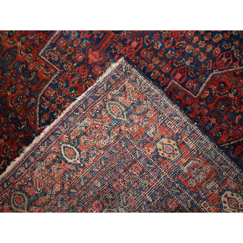 Vintage handmade Persian Senneh rug 