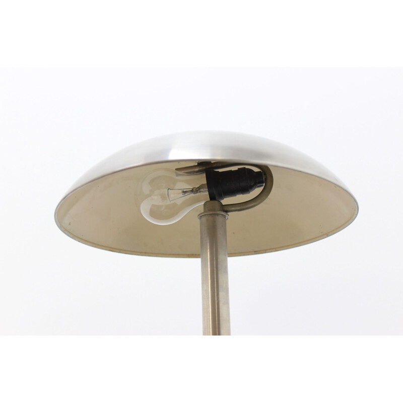 Vintage Bauhaus table lamp in chrome