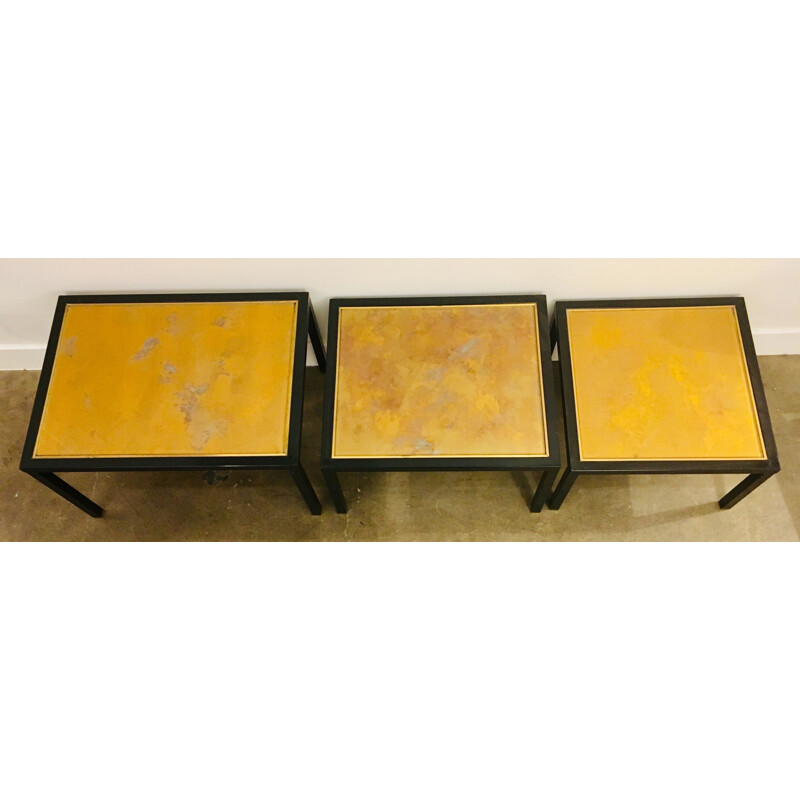 vintage set of 3 tables Gigogne