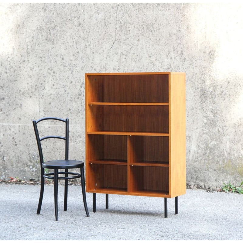 Vintage French bookcase with 4 levels