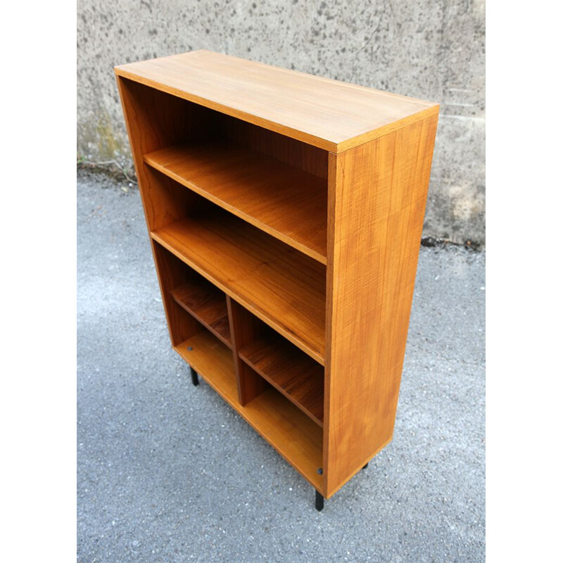 Vintage French bookcase with 4 levels