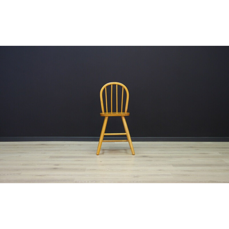 Vintage children chair in ashwood