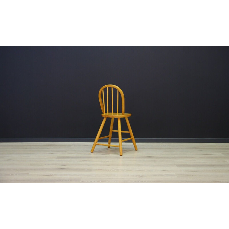 Vintage children chair in ashwood