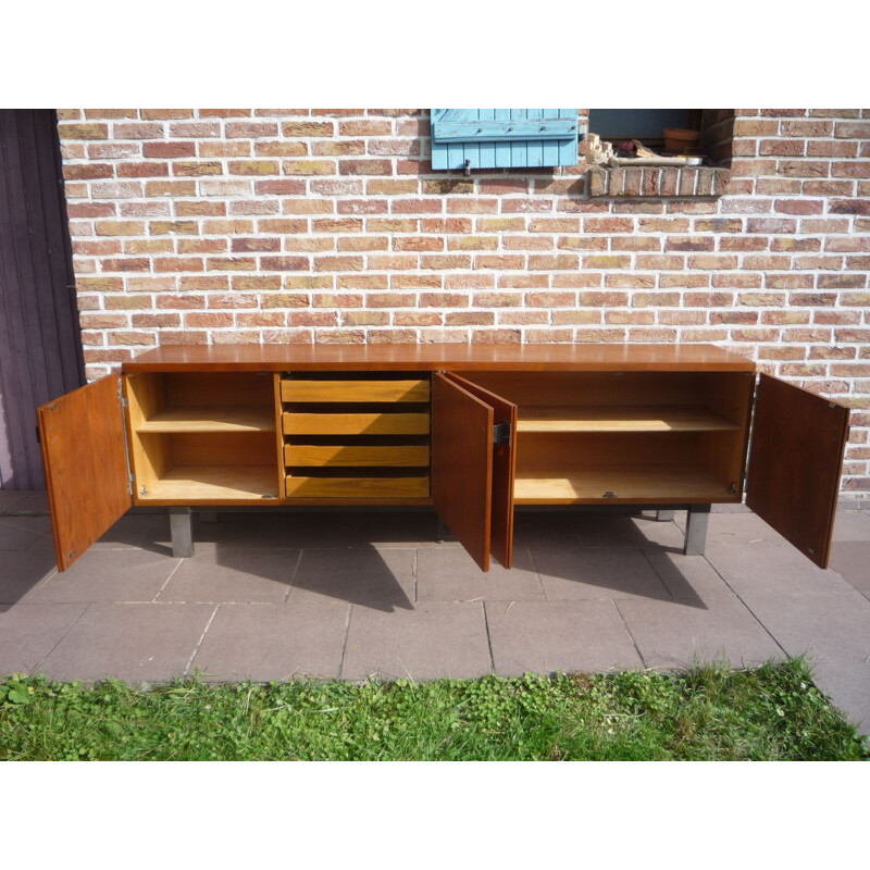 Vintage 4-door teak sideboard