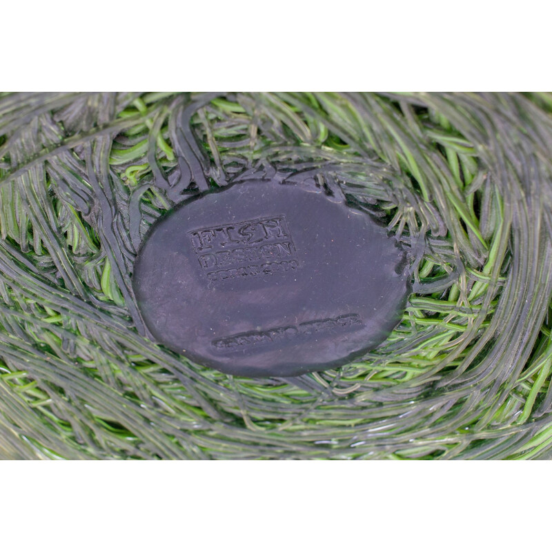 Green Resin Spaghetti Bowl for Fish Design, Gaetano Pesce - 2009