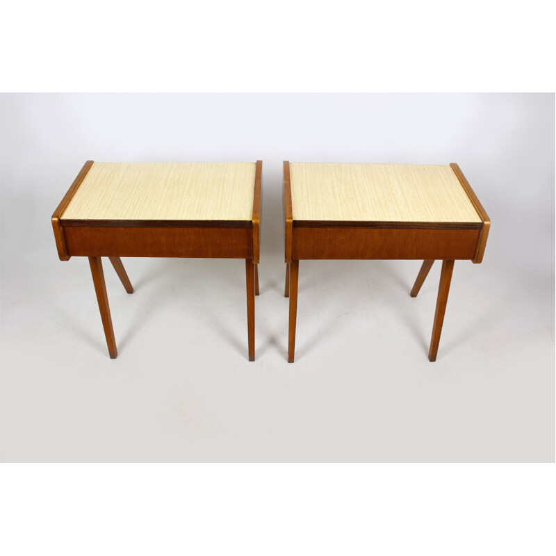 Set of 2 vintage nightstands by František Jirák