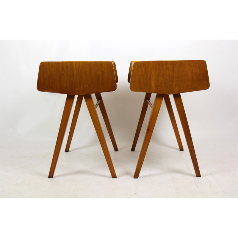 Set of 2 vintage nightstands by František Jirák