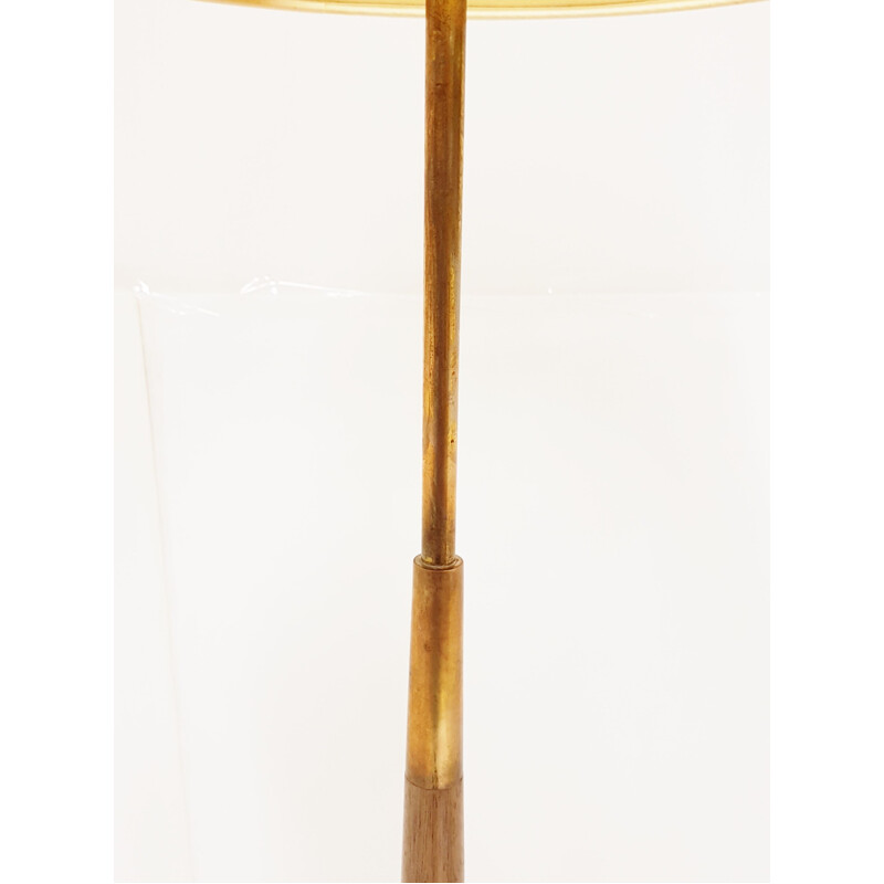 Vintage Lunel floor lamp in brass 1950