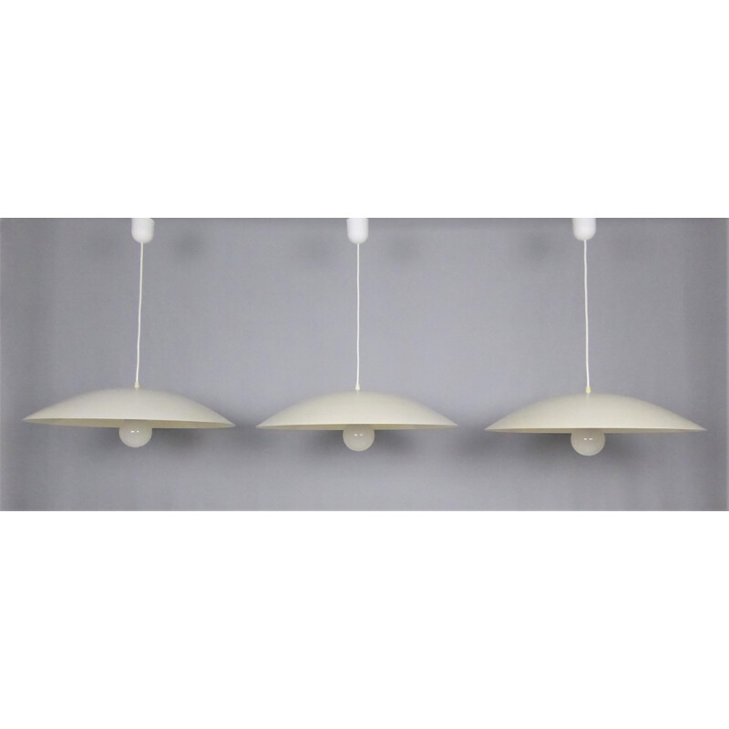 Set of 3 vintage ceiling lamps Conran Design-Groupe 1980