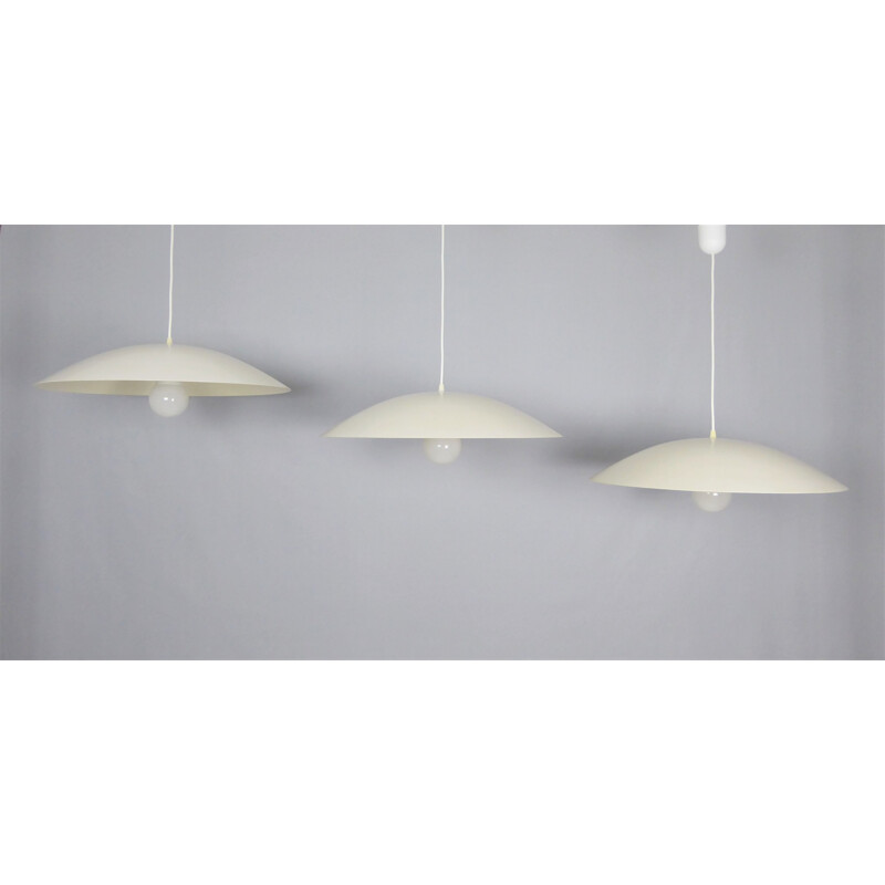 Set of 3 vintage ceiling lamps Conran Design-Groupe 1980