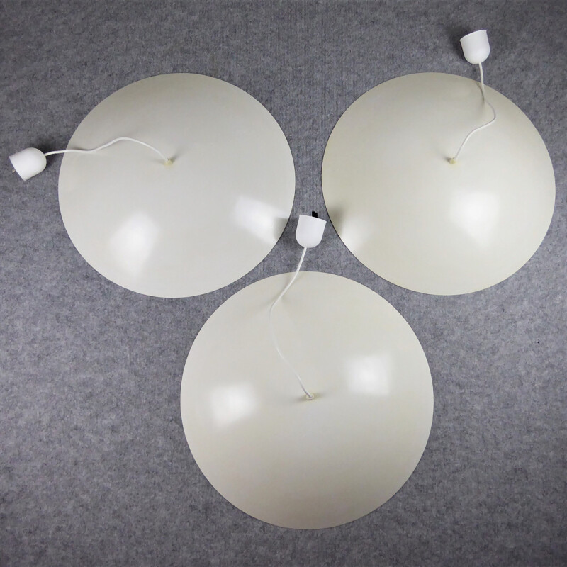 Set of 3 vintage ceiling lamps Conran Design-Groupe 1980