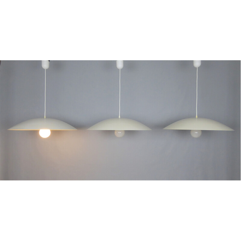 Set of 3 vintage ceiling lamps Conran Design-Groupe 1980