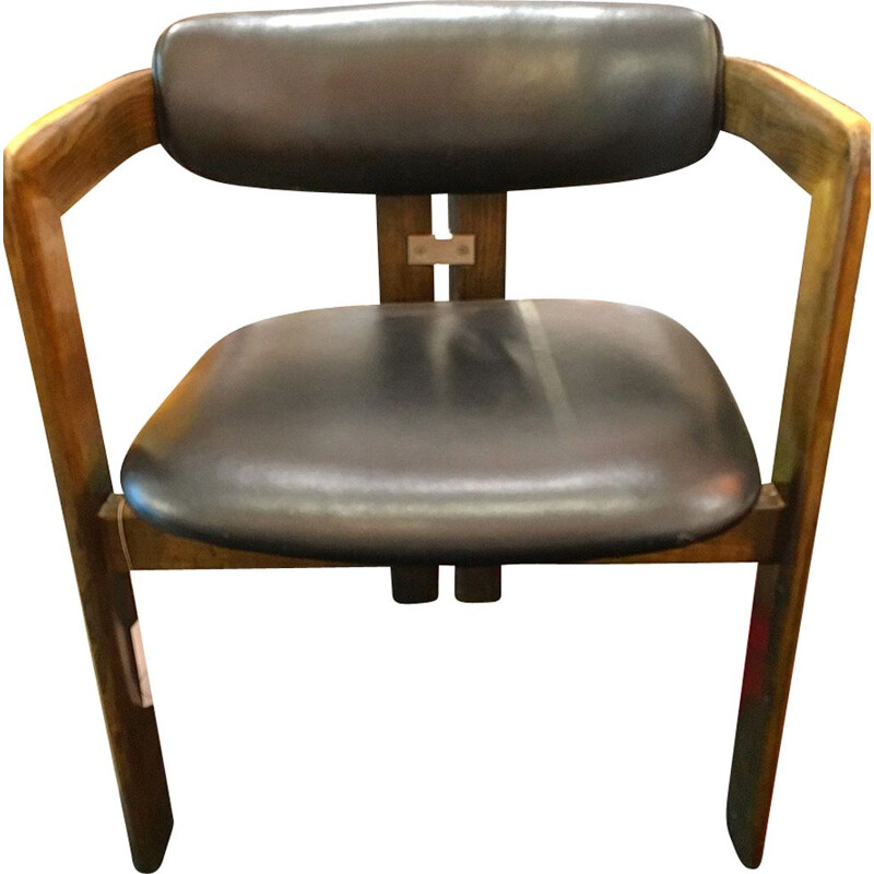 Chaise à repas vintage chaise Pampelune par Augusto Savini