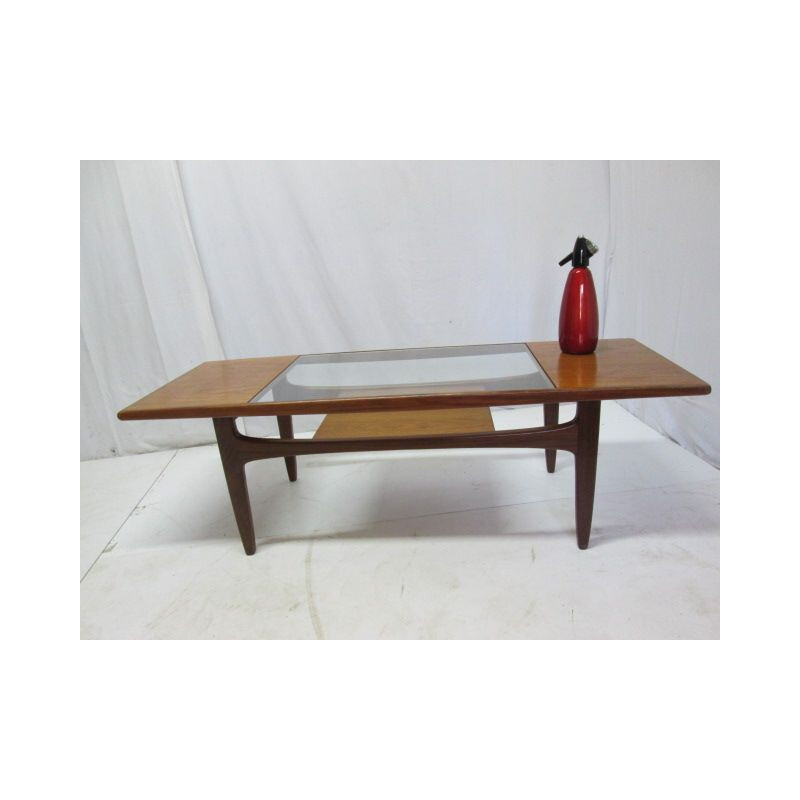 Vintage coffee table "Long John" in teak by G plan