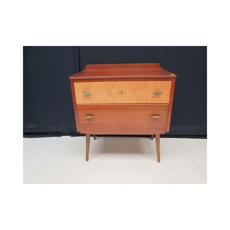Vintage nightstand in mahogany
