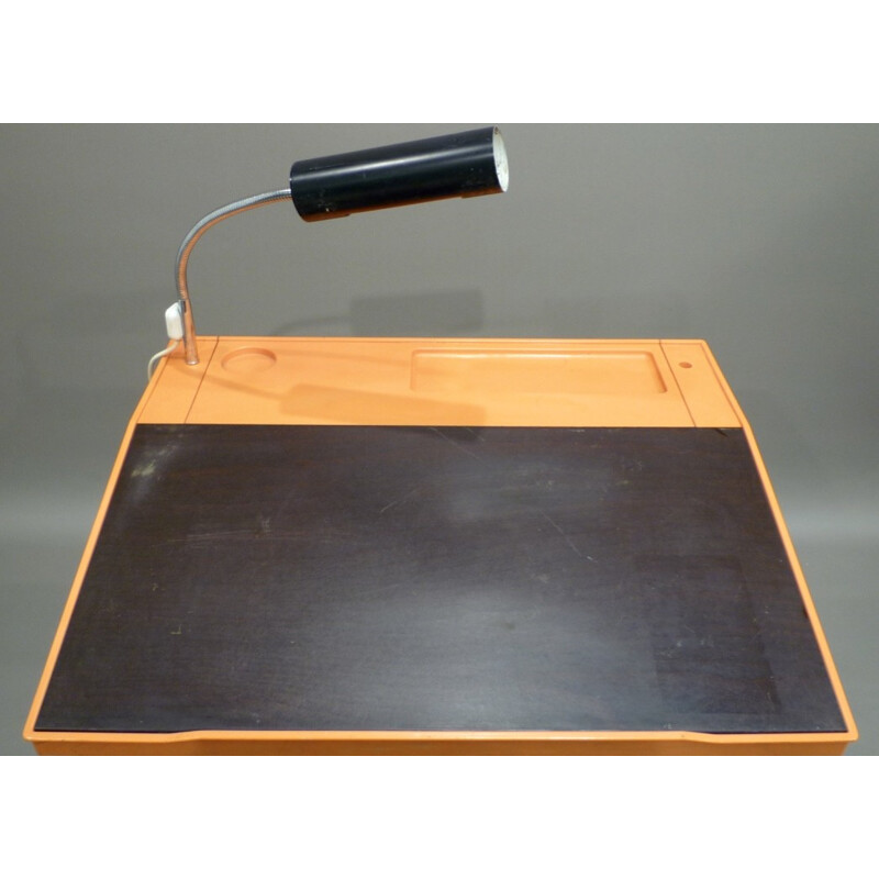 Adjustable desk in wood, metal and plastic, Luigi COLANI, edition Flototto - 1970s