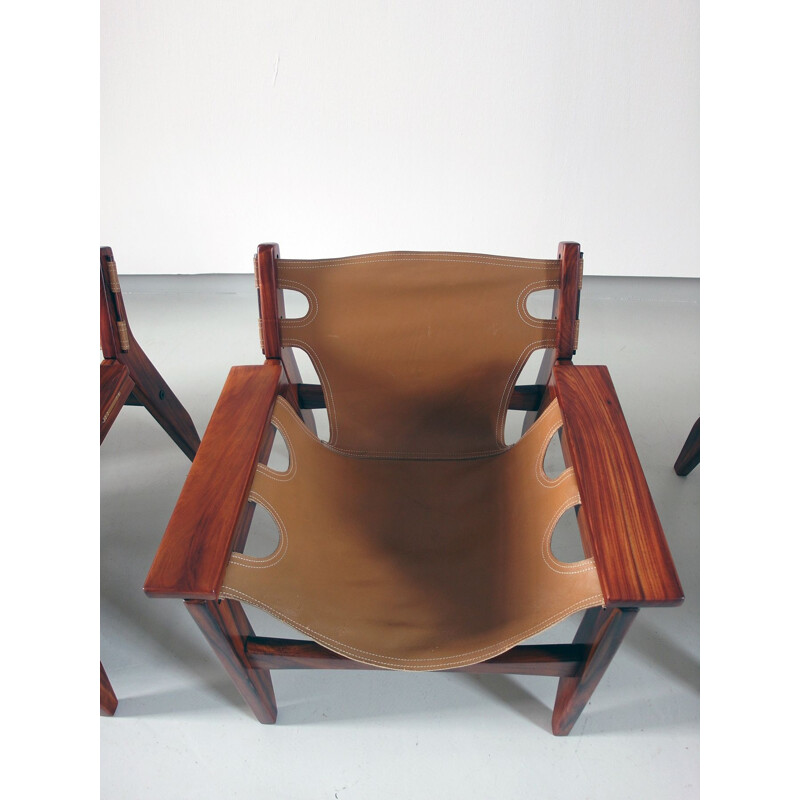 Suite de 2 chaises longues Kilin par Sergio Rodrigues