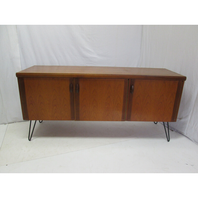 Vintage teak sideboard with 3 doors