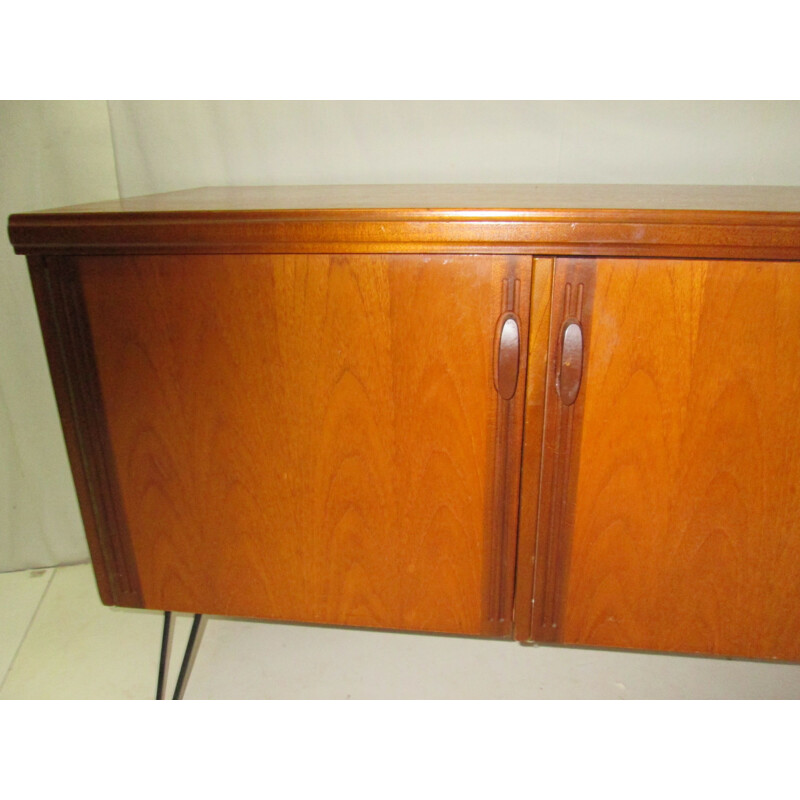 Vintage teak sideboard with 3 doors