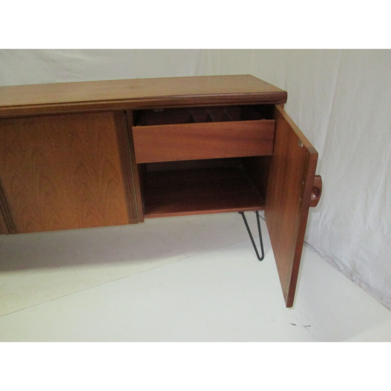 Vintage teak sideboard with 3 doors